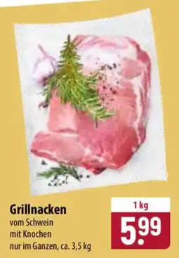 Famila Nord Ost Grillnacken vom Schwein mit Knochen Angebot