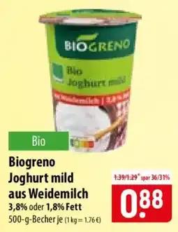 Famila Nord Ost Biogreno Joghurt mild Angebot