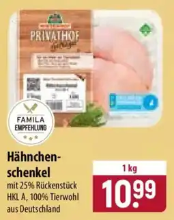 Famila Nord Ost Privathof Hähnchenschenkel Angebot