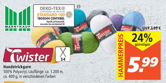 Marktkauf Twister Handstrickgarn Angebot