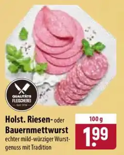 Famila Nord Ost Holst. Riesen- oder Bauernmettwurst Angebot