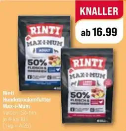 ZooRoyal Rinti Hundetrockenfutter Max-i-Mum Angebot