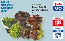 Famila Nord Ost bunter Salat-Mix mit Wurzelballen Angebot
