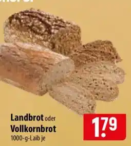 Famila Nord Ost Landbrot oder Vollkornbrot Angebot