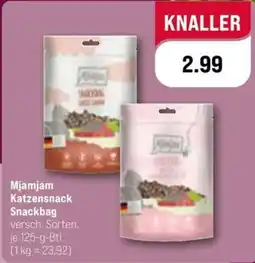 ZooRoyal Mjamjam Katzensnack Snackbag Angebot