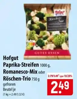 Famila Nord Ost Hofgut Paprika-Streifen Romanesco-Mix oder Röschen-Trio Angebot