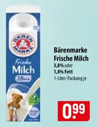 Famila Nord Ost Bärenmarke Frische Milch Angebot