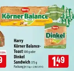 Famila Nord Ost Harry Körner Balance-Toast Angebot