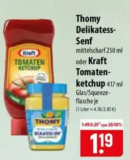 Famila Nord Ost Thomy Delikatess-Senf Angebot