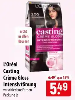 Famila Nord Ost L'Oréal Casting Crème Gloss Intensivtonung Angebot