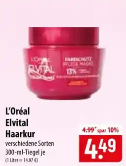 Famila Nord Ost L'Oréal Elvital Haarkur Angebot