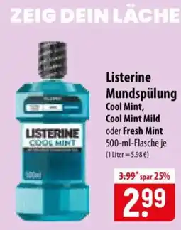 Famila Nord Ost Listerine Mundspülung Cool Mint Angebot