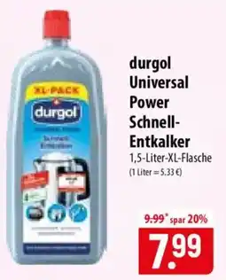 Famila Nord Ost durgol Universal Power Schnell-Entkalker Angebot
