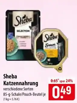 Famila Nord Ost Sheba Katzenfutter Angebot