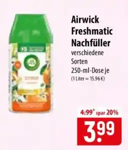 Famila Nord Ost Airwick Freshmatic Nachfüller Angebot
