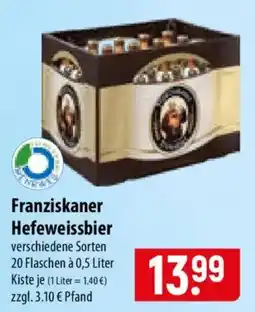 Famila Nord Ost Franziskaner Hefeweissbier Angebot