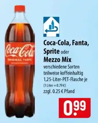 Famila Nord Ost Coca-Cola, Fanta, Sprite oder Mezzo Mix Angebot