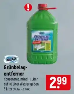 Famila Nord Ost KLAX Grünbelag-entferner Angebot