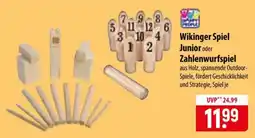 Famila Nord Ost Wikinger Spiel Junior oder Zahlenwurfspiel Angebot
