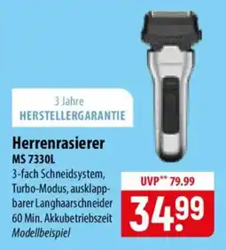 Famila Nord Ost Herrenrasierer MS 7330L Angebot