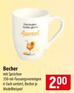Famila Nord Ost Becher mit Sprüchen Angebot