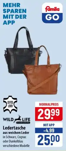 Famila Nord Ost Ledertasche WILD LIFE Angebot