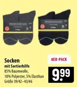 Famila Nord Ost Socken mit Sortierhilfe Angebot