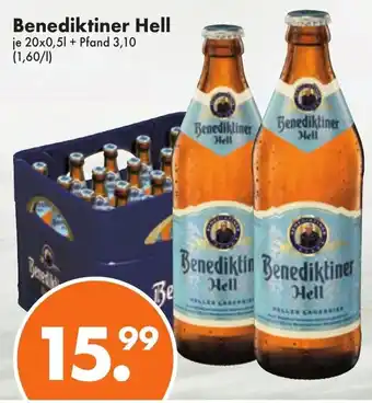 Trink und Spare Benediktiner Hell 20x0,5L Angebot