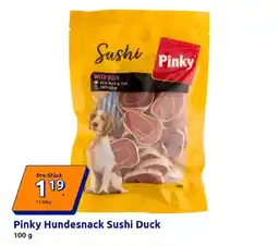 Action Pinky Hundesnack Sushi Duck Angebot