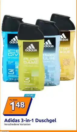 Action Adidas 3-in-1 Duschgel Angebot