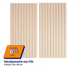 Action Wandpaneele aus Filz Angebot