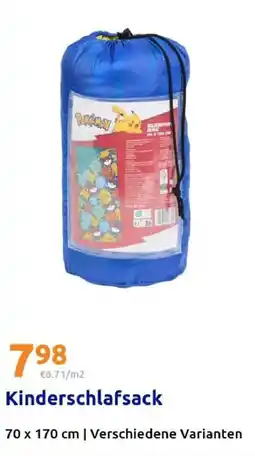 Action Pokémon Kinderschlafsack Angebot