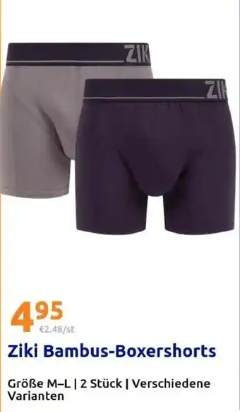 Action Ziki Bambus-Boxershorts Angebot