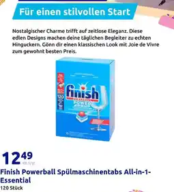 Action Finish Powerball Spülmaschinentabs All-in-1-Essential Angebot