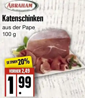 Edeka Frischemarkt Abraham Katenschinken 100g Angebot