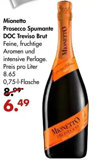 Galeria Markthalle Mionetto Prosecco Spumante DOC Treviso Brut Angebot