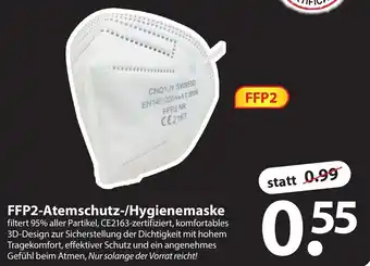 Famila Nord Ost FFP2 Atemschutz/Hygienemaske Angebot