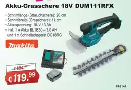 Stabilo Fachmarkt Akku-Grasschere 18V DUM111RFX Makita Angebot