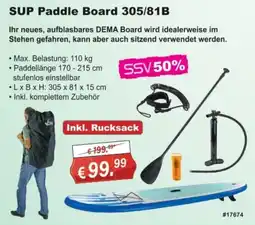 Stabilo Fachmarkt SUP Paddle Board 305/81B Angebot