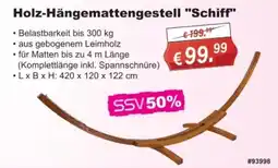 Stabilo Fachmarkt Holz-Hängemattengestell "Schiff" Angebot