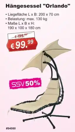 Stabilo Fachmarkt Hängesessel "Orlando" Angebot