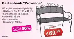 Stabilo Fachmarkt Gartenbank "Provence" Angebot