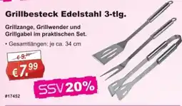 Stabilo Fachmarkt Grillbesteck Edelstahl Angebot