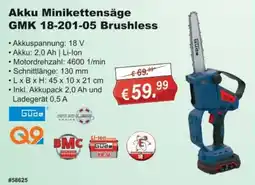 Stabilo Fachmarkt Akku Minikettensäge GMK 18-201-05 Brushless Güde Angebot