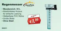 Stabilo Fachmarkt Regenmesser KesTek Angebot