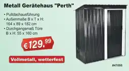 Stabilo Fachmarkt Metall Gerätehaus "Perth" Angebot