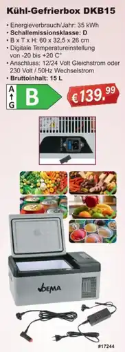 Stabilo Fachmarkt Kühl-Gefrierbox DKB15 Angebot