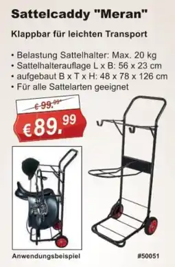 Stabilo Fachmarkt Sattelcaddy "Meran" Angebot