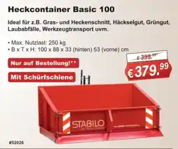 Stabilo Fachmarkt Heckcontainer Basic 100 STABILO Angebot