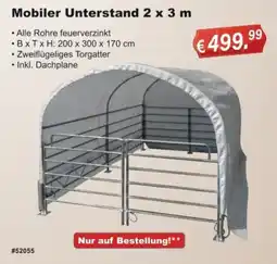 Stabilo Fachmarkt Mobiler Unterstand 2 x 3 m Angebot